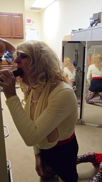 Epic moment from "DeeDeeSlut at the Office Cleaning"