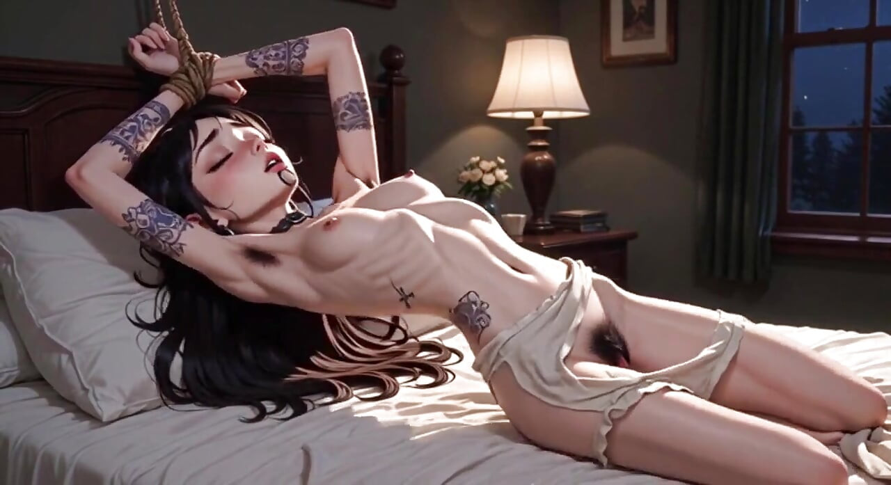 Skinny Hairy Girls in Bondage Compilation - Desperate & Powerless