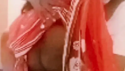 Desi Indian Tamil BBW Wife Latha Standing Hug Ass Squeeze & Pussy Lick by Financier for Debt Pay!