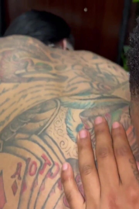 A Tattooed Trans Woman Sucks and Fucks the Pussy of a Trans Man.