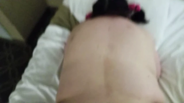 BBW MILF slut has loud anal orgasm