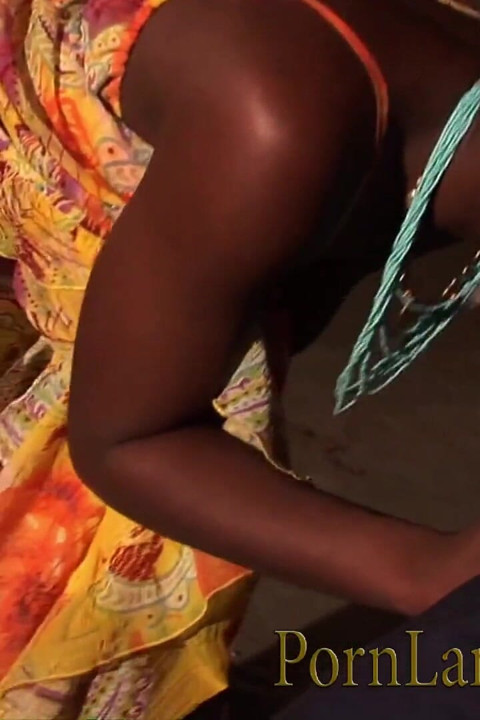 Chubby black girl with big tits gets a big cock