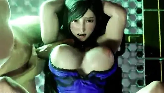 3 boyutlu seks animasyonu Gang Tifa Lockhart