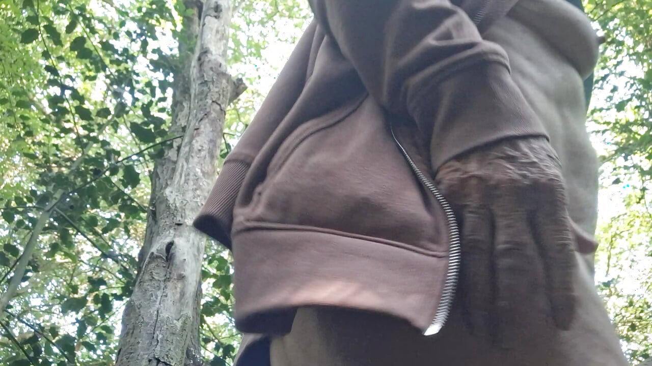 Undressing outdoor