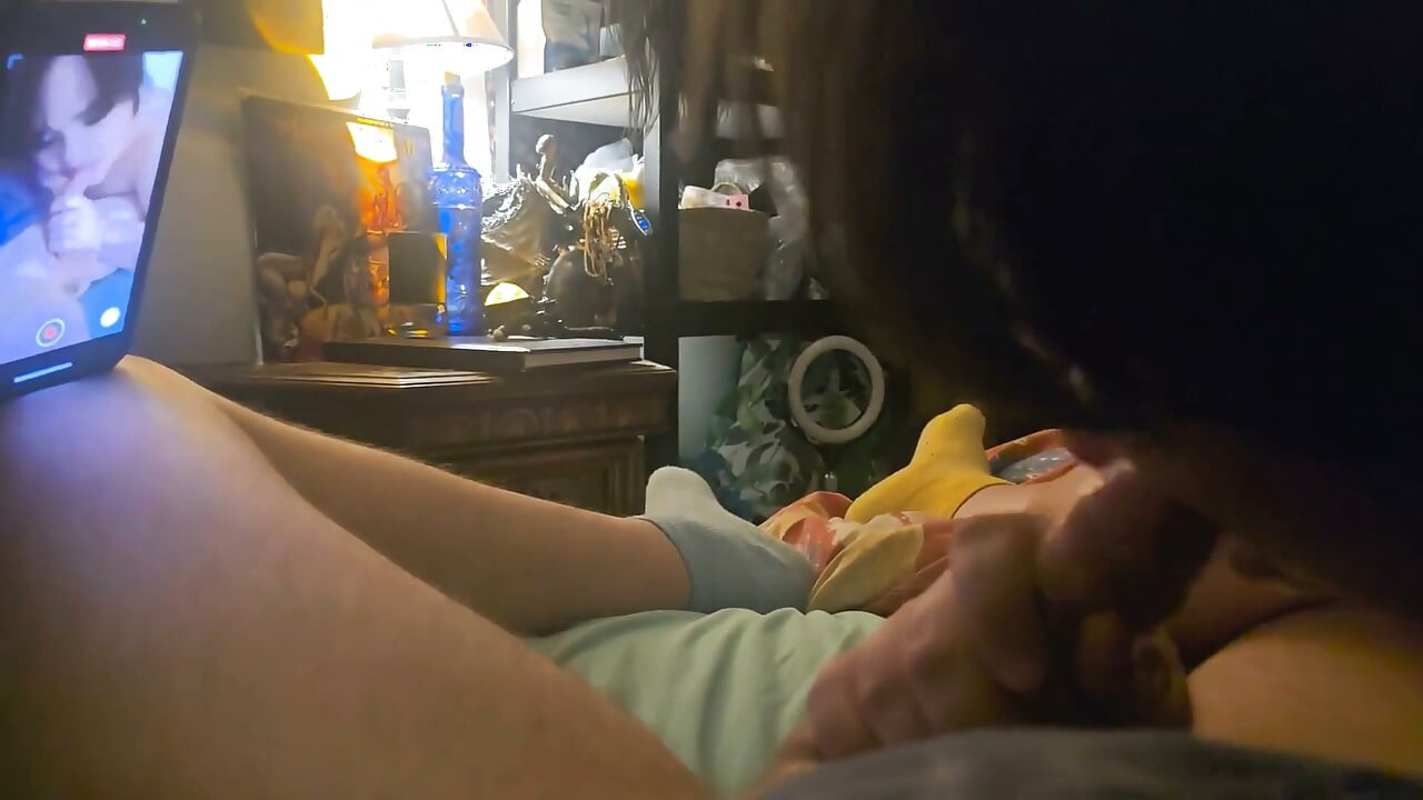 Couple réel, éjaculation dans la bouche, vidéo maison