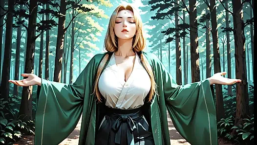Tsunade jiraiya ormanda vahşi seks ve onsen sakso derin büyük göğüslü sarışın ninja tsunade yarak sert anal onsen water ca