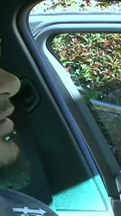 Purple Dildo Threesome in the Garage - Tattooed Brunette and Two Girlfriends by the Red Sports Car