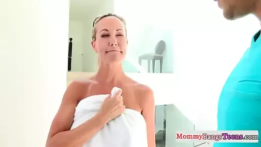 Busty stepmom seduces babes boyfriend