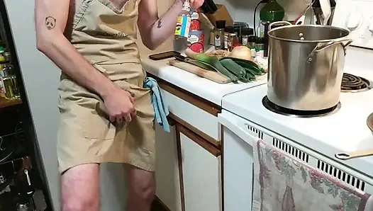 3 cabai daun bawang dimasak dengan minyak dan ngocok kontol