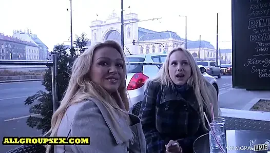 Amber Jayne ve Angel Wicky vahşi boşanma dölleme partisi - tüm grup seks