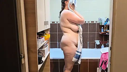 Showering Together Turns Into Hot Sex and Ends with Wife’s Pussy Filled with Cum