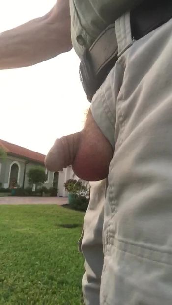 Mein Penis für die Nachbarn bloßgestellt