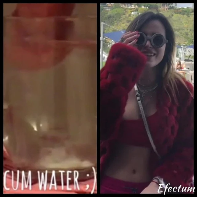 Fan cum on bella thorne drink