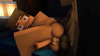Порно из Minecraft, подборка Анимация