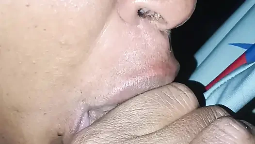 Massage the Dick with Her Mouth!!