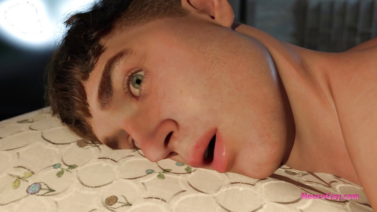 Warm arms and soft thrusts as he dreams away