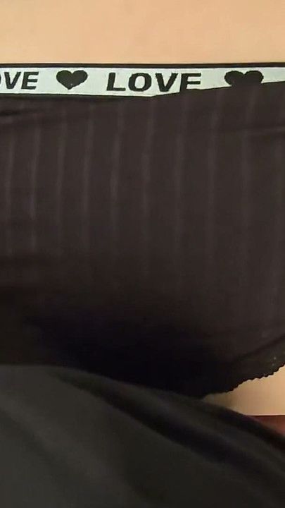 Fucked on waking up and cummed on the underwear | Clip 1