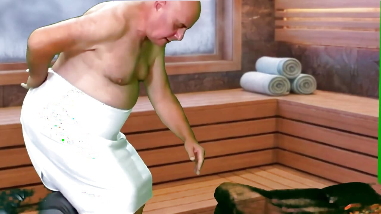 Hot Sauna Delight with Garabas and Olga