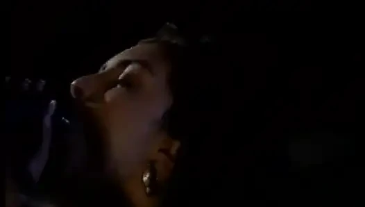 Lusty Blindfolded Chick in Lingerie Gags on a Mutant Dick Then Gets Fucked