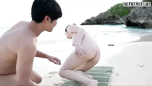 Gravure Idol Behind-the-scenes in Okinawa, ein gewagter Off-kamera-Moment, aufgenommen, 3.