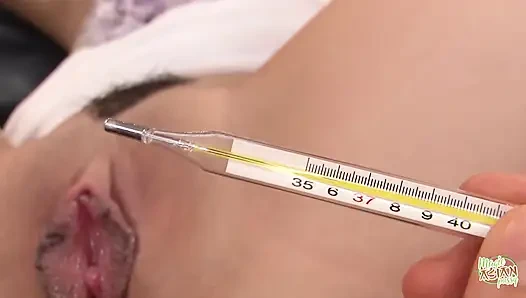 She Asks Two Friends to Help Her Squirt with a Toy in Her