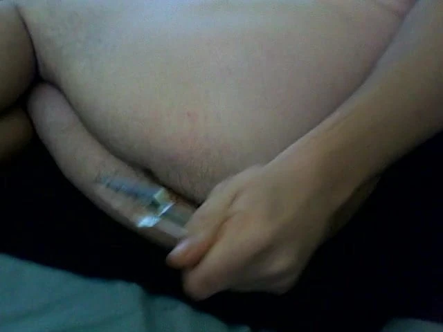 Anal dildo at home
