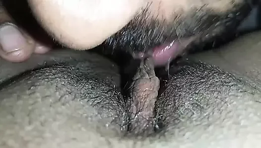Girlfriend enjoying her pussy eaten