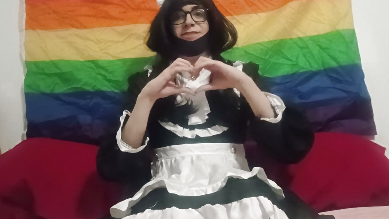 Princesstheo性感女仆，随时准备服从