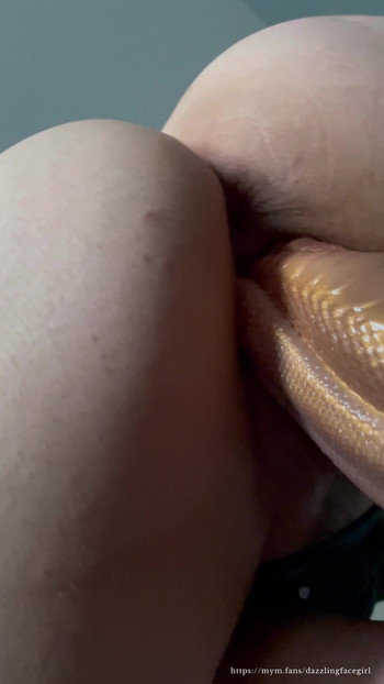 Captivating moment from "First time I shove a bad dragon into my tight little techa, Dazzlingfacegirl"