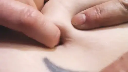 Close up Deep Belly Button