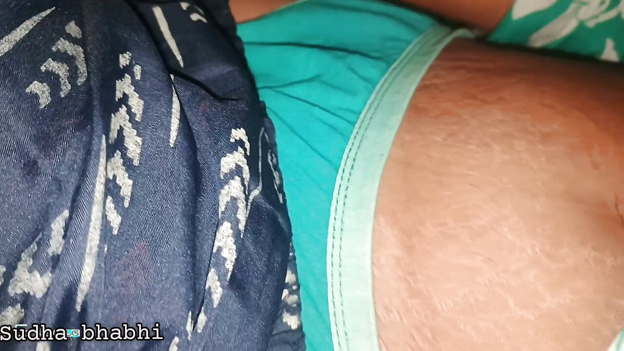 At night, when Sudha Bhabhi was taking off all her clothes and bringing her naked to the bed, fingering her ass, her brother-in-law saw her and fought his cock.