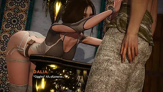 Blonde Slut Lies Back on Table, Takes Massive Cock Down Her Throat