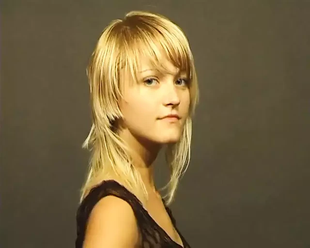 Michala's first porn performance is a blonde whore who touches herself for your pleasure