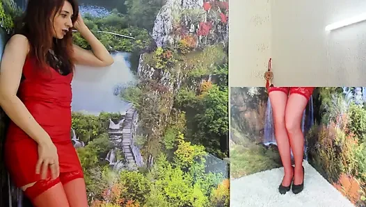 She Straddled the and Got a Squirt and Orgasm