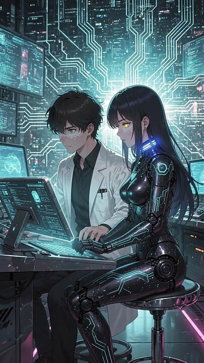 The Sexiest Robot Wants To Feel A Human Cock Inside Her Pussy For The First Time - AI-Generated Content