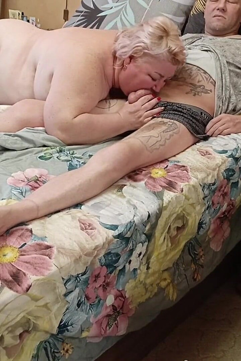 My Stepmom with Big Tits Sucks My Dick and Cum