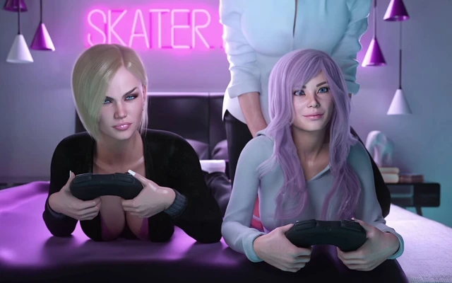 Apocalust:game Night with My Best Friends -hard Sex!fucking My Friend's Delicious Pussy 3D Hentai Game