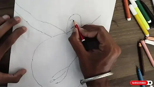 Bengalische stiefschwester im freien in einem harten haus mit romantischem video von ihrem freund