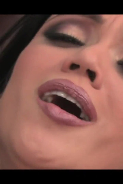 Fantastic Brunette Girl with Small Tits Masturbates Her Clit with a Vibrator