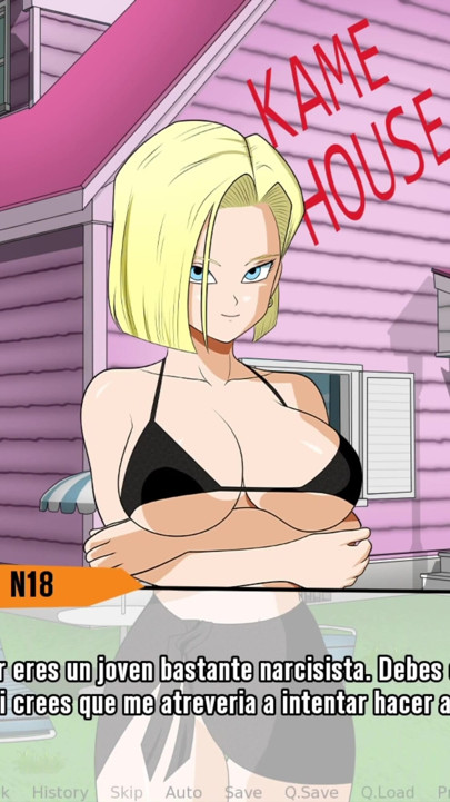 Hybrid Eroventures - Mini Bikini dari Android 18 provokatif | Klip 2