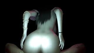 Sexy prinses en oudere monnik - Hentai 3D ongecensureerd V341