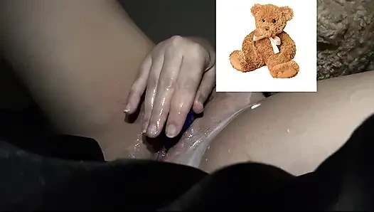 4k-ASMR YOGURT FOOD FETISH- KINKY STEPSISTER MASTURBATES WITH DILDO- CUMFLATION HENTAI-  -ARABIAN SNOWWHITE