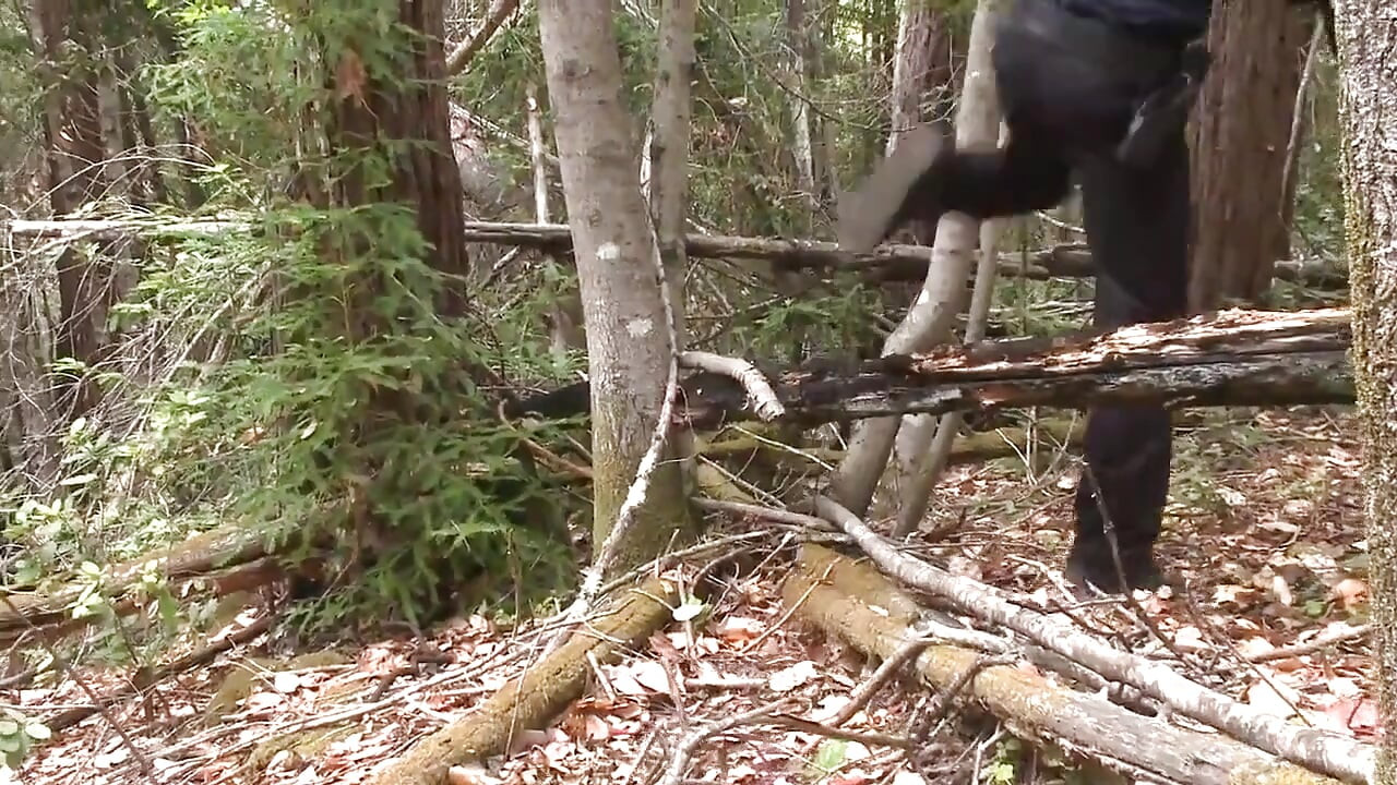 Officer Bullet - Ass Fucked and Edged in the Middle of the Woods