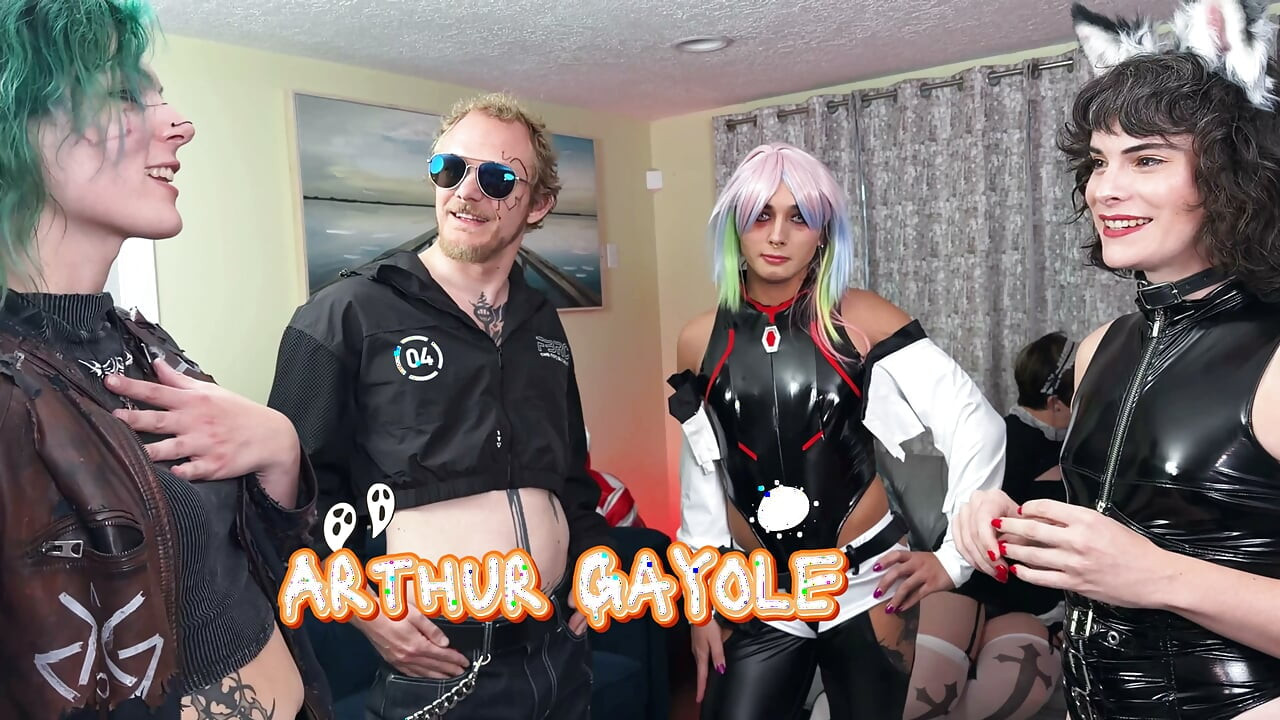 Halloween Trans Bi Femboy Orgy