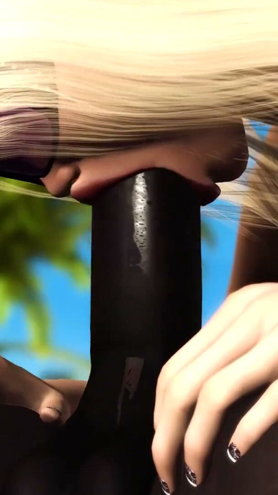 A super sexy horny blonde gets fucked by BBC in the desert island | Clip 1
