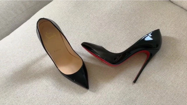 My nude feet and my Louboutin