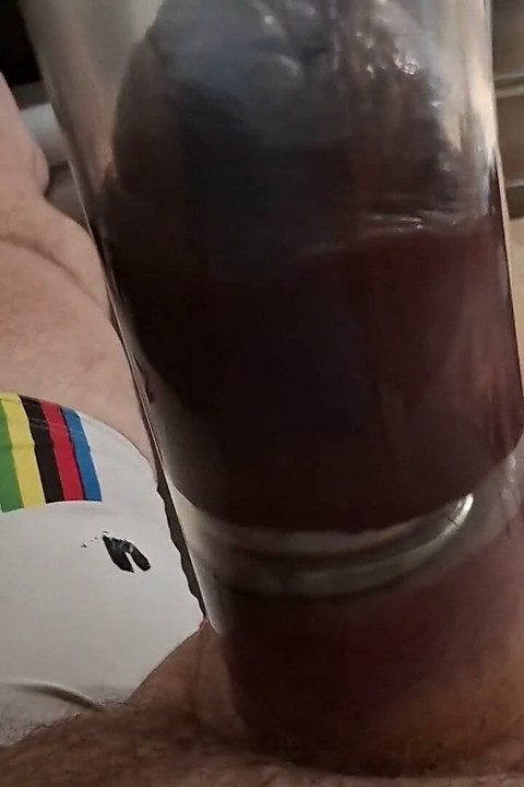 Hard Core Cockpumping with 3 Metal Cockrings