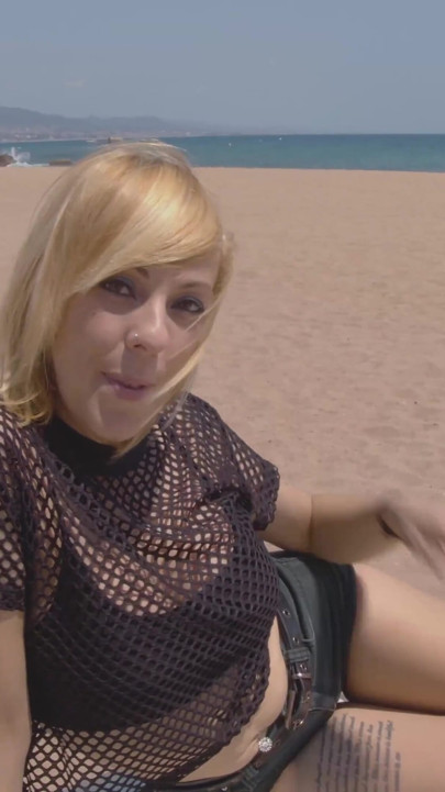 Mature Pranks: I Suck This Frenchman on the Beach and Take Him to the Hotel