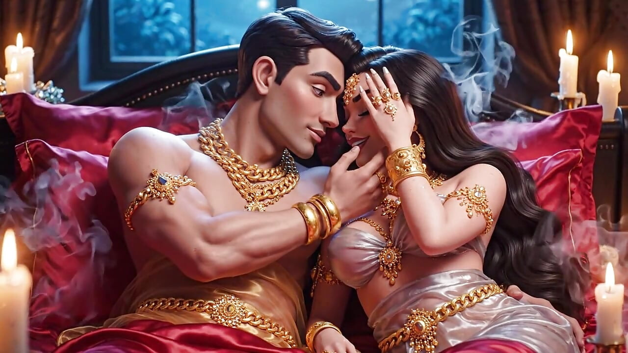 Steamy Cartoon Romance - Prince & Seductive Princess Intimate Compilation