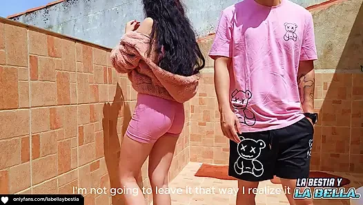 Секс в домашнем видео после похода в спортзал с моей сводной сестрой